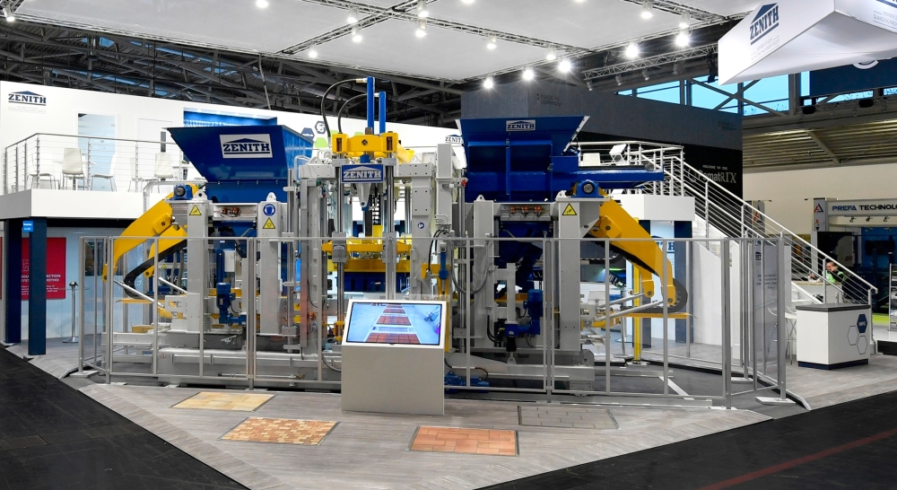 Pianta da pallet singoli completamente automatici per prodotti in cemento di alta qualità in Mali